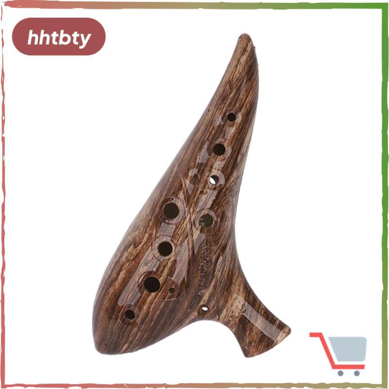Nhựa thực tế 12 lỗ Alto C Ocarina Nhạc cụ Mini Quà tặng nhẹ cho người mới bắt đầu Sở thích dành cho 