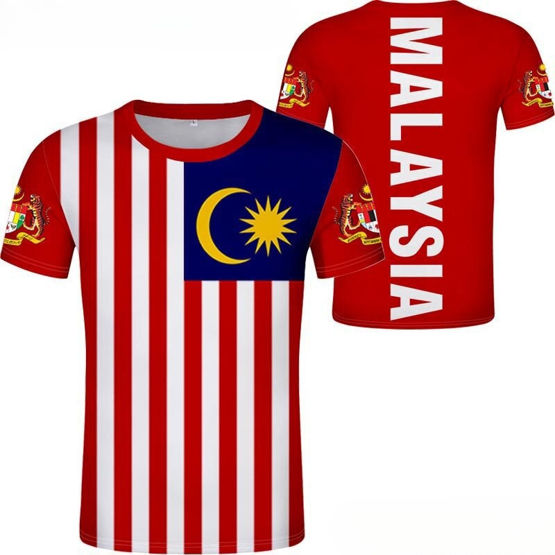 Xu hướng 2025 Áo thun MALAYSIA quốc kỳ của tôi malaysia quốc gia Malaysia in ảnh quần áo Malaysia Ng