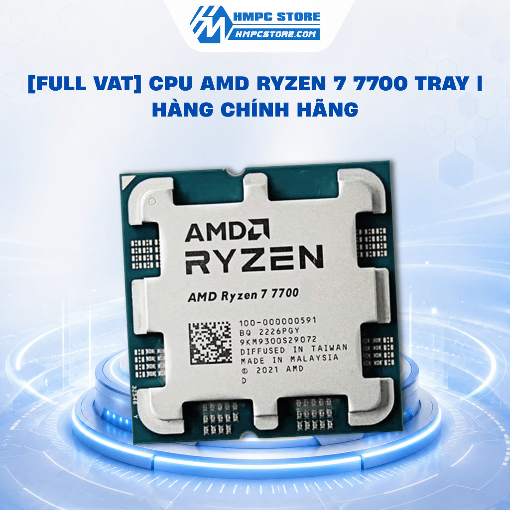[FULL VAT] CPU AMD Ryzen 7 7700 Tray | Hàng chính hãng, BH 36 tháng