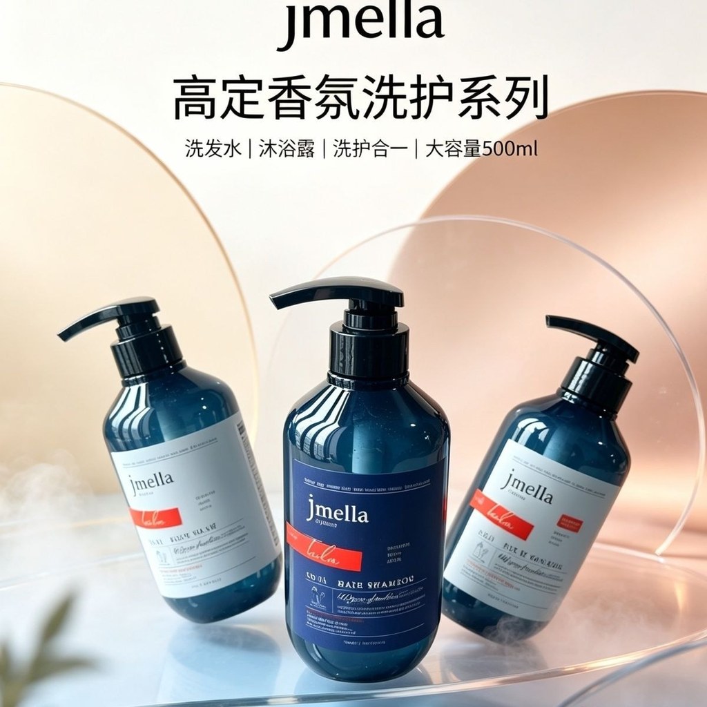 Jmella Jmella Fragrance Dầu Gội Sữa Tắm Dưỡng Ẩm Làm Sạch Ba Trong Một Hương Thơm Lâu Dài vfgt7022