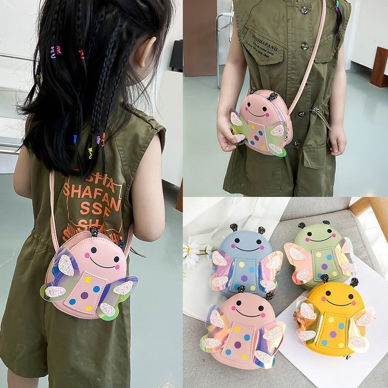 Preferred#New trendy children's bag, cute little bee girl's shoulder crossbody bag, cartoon baby gir