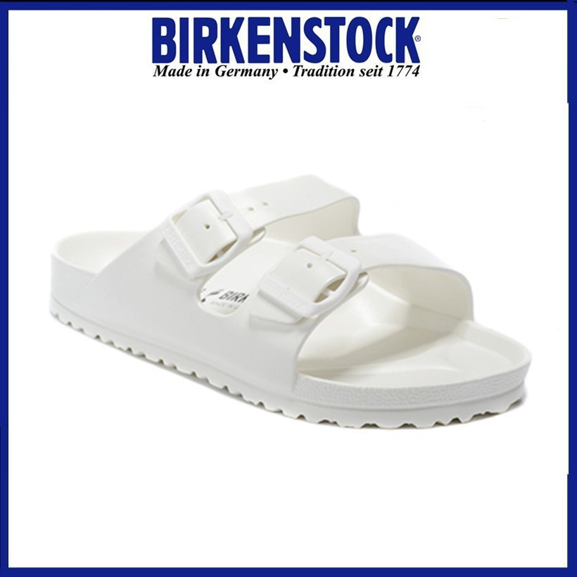 Birkenstock Birkenstock 100% đích thực nam / nữ dép đi biển chống thấm nước cổ điển EVA Arizona Whit