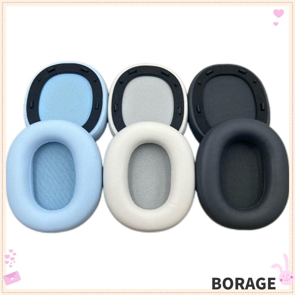 Miếng đệm tai BORAG 1 Cặp, Đệm tai thay thế bằng da Protein, Tai nghe xốp mềm cho phụ kiện tai nghe 