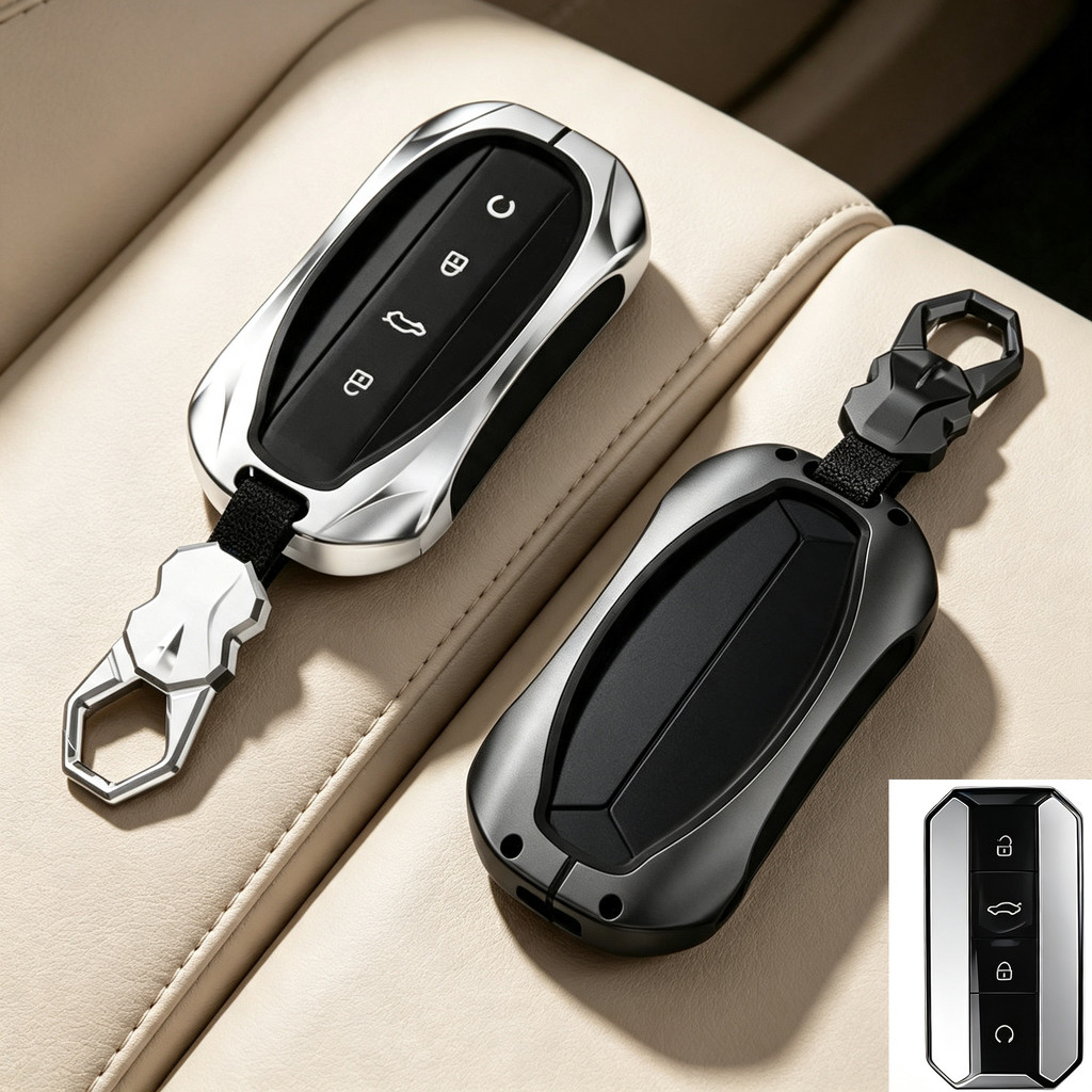 Ô Tô Tự Động Chìa Khóa Vỏ Từ Xa Fob Phụ Kiện Dành Cho Chery Omoda Jaecoo 7 J5 Lucano Oupengda