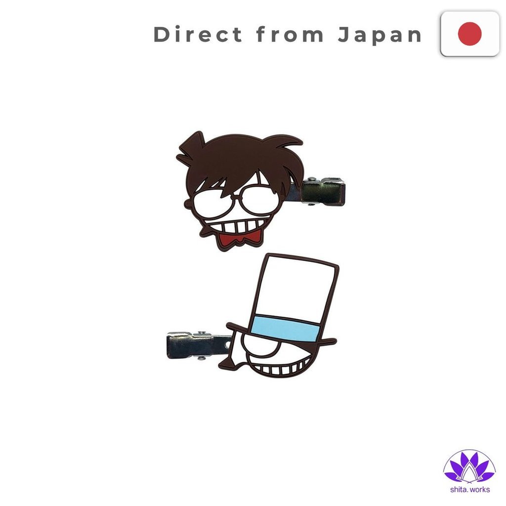 ・Direct from Japan・ Kẹp tóc TOSHIN PACK Thám Tử Conan (Conan & Kid) CO-HP101