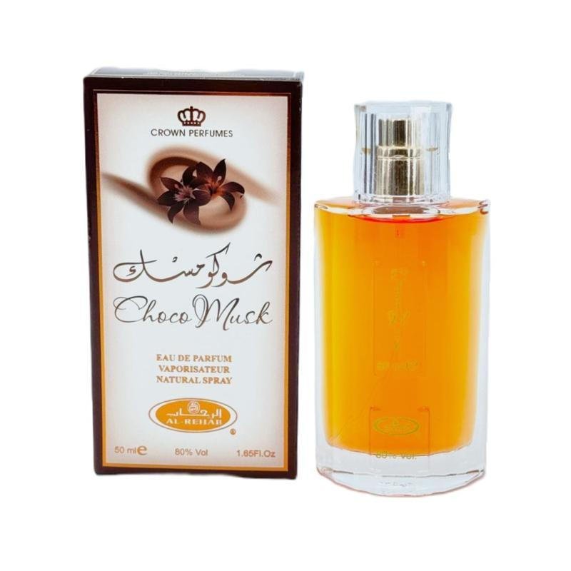 AlRehabChocoMuskEauDeSpray50ml (1.65fl.Oz) UniCocoaVanillaSandalwoodParfumwithScentedGiftBlendUniCho