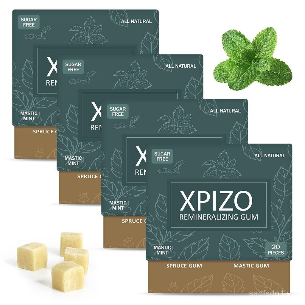 RemineralizingGumwithNano-Hydroxyapatite & XylitolSugarFreeBaseChewingGumPlastic-Free, Dye-Free, Asp