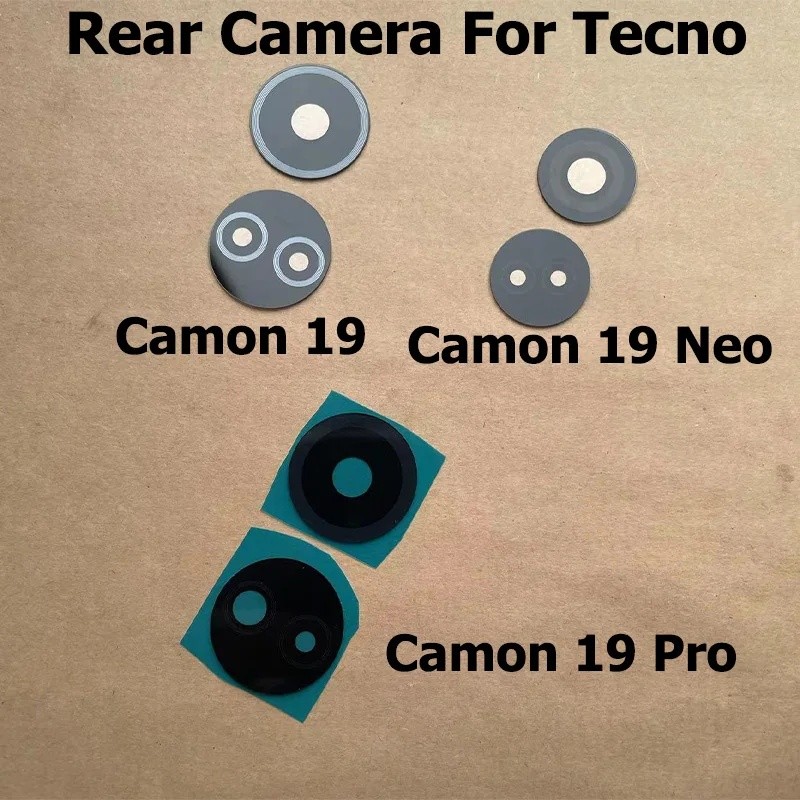 Camera Sau Cho Tecno Camon 19 Pro Neo Camera Lưng Kính Ống Kính Có Keo Dán CI6n CI8 CI8n CH6i Bộ Phậ