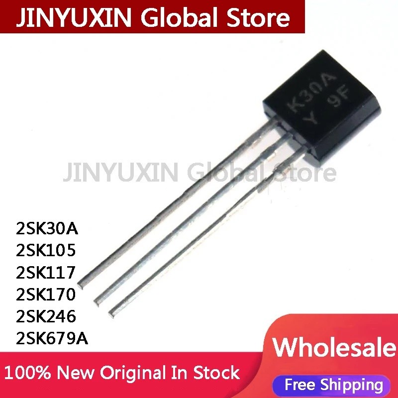 5 Chiếc 2SK30A 2SK105 2SK117 2SK170 2SK246 2SK679A TO-92 Còn Hàng Bán Buôn