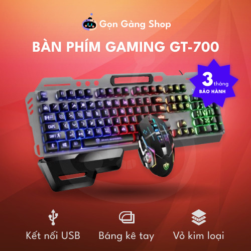 Bàn phím GK-70 LED Kim loại Gaming Gongangshop68