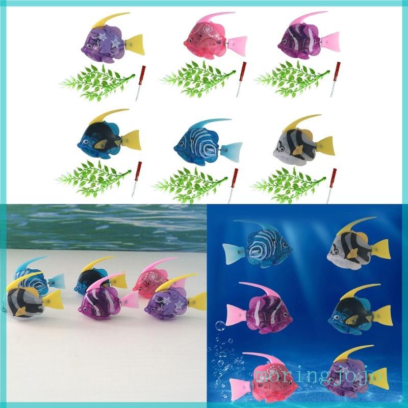 JoJo Bơi Cá Đồ Chơi Đèn LED Đồ Chơi Thú Cưng Nhân Tạo Điện Flopping Cá