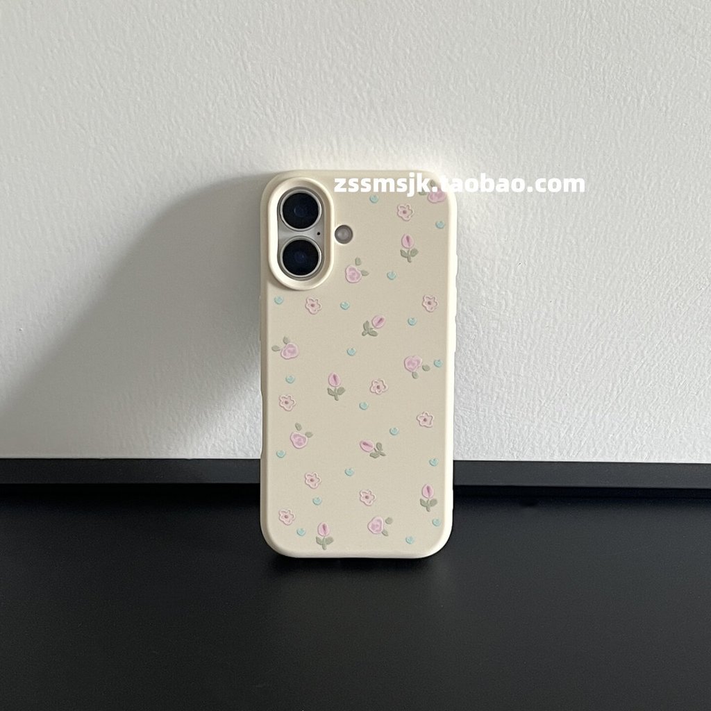 Ốp điện thoại này là gì?Fun Niche Nhỏ Tulip iPhone17 Ốp Lưng Điện Thoại Nút Camera 16pro Thích Hợp C