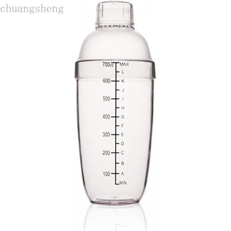 Bình lắc Cocktail bằng nhựa, Máy trộn nước uống cầm tay Cốc lắc trà Boba có vảy, Dụng cụ thanh trong