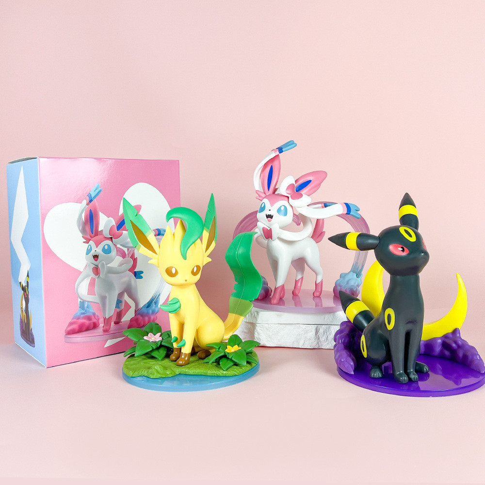 [2025NEW] Hình Anime Eevee Family Fairy Moon Eevee Eevee Pokemon Pokemon Chơi hợp thời trang