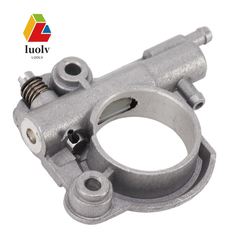 LUOLV Tự Động Oiler Hội, Sắt Dễ Dàng Lắp Đặt Máy Bơm Dầu Cưa Xích, Nhỏ Gọn Bạc Bơm Dầu Lắp Ráp Cho C