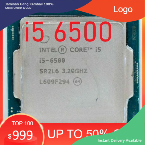 CPU PC i5 6500  i5 6600  i5 6400 i5 6400T  i5 6500T..... socket 1151 H110  tặng keo tản nhiệt...