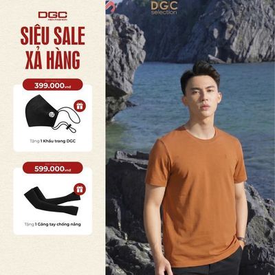 Áo Thun Nam Ngắn Tay DGC Dáng Suông, Thoáng Mát Thấm Hút Mồ Hôi Tốt - SATBB05M