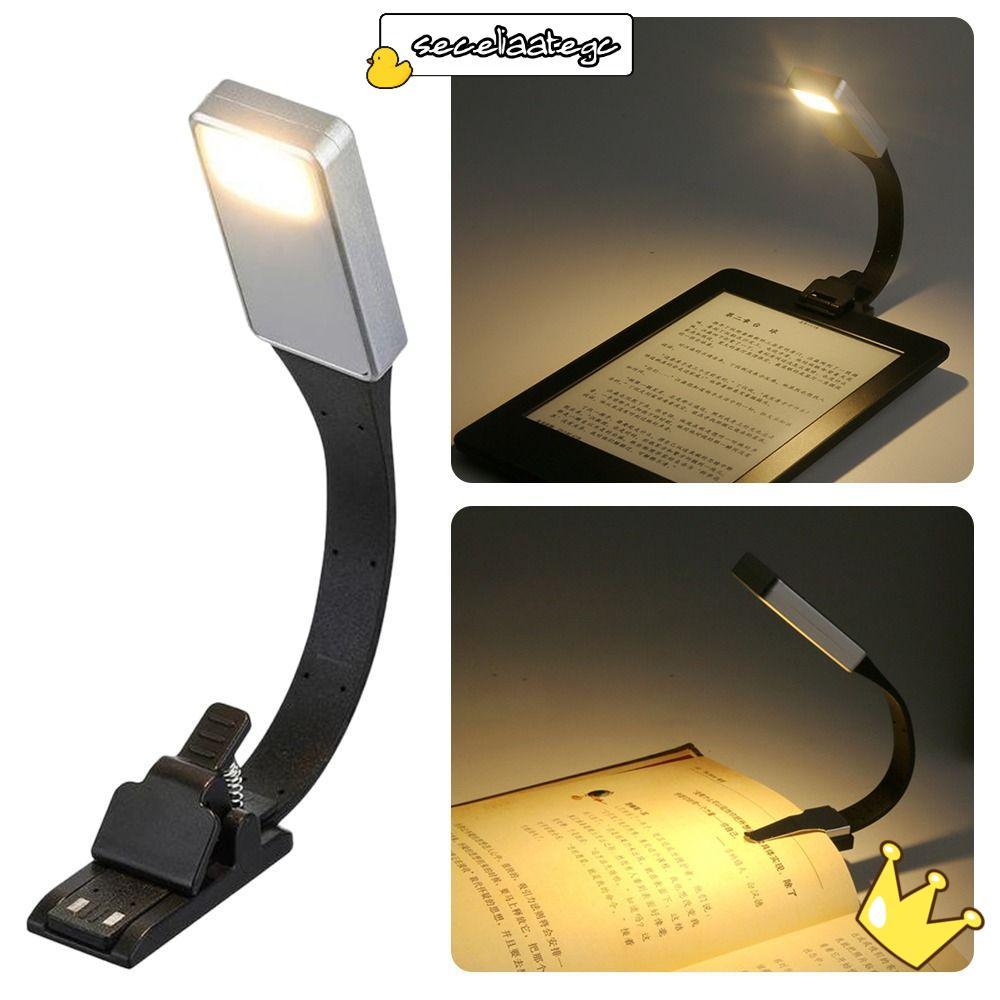 Đèn LED đọc sách SECELPH có kẹp linh hoạt có thể tháo rời Kindle eBook Reader Đèn ngủ