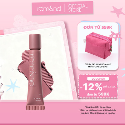 [Rom&nd] Son bùn mịn lì bền màu trên môi Romand Color Lip Matte