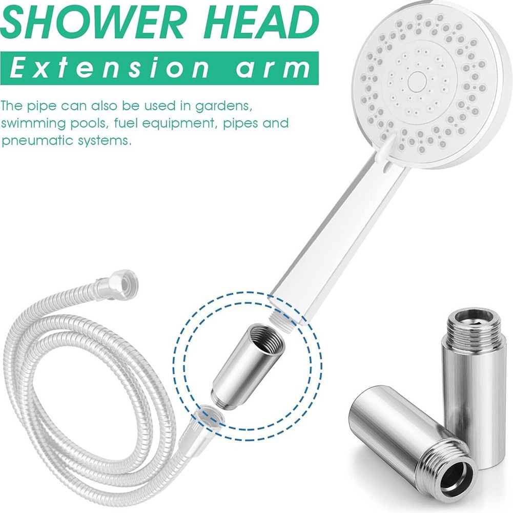 [DOLLDOLL-VN]Easy Installation Stainless Steel Shower Extension Tube for Quick Setup