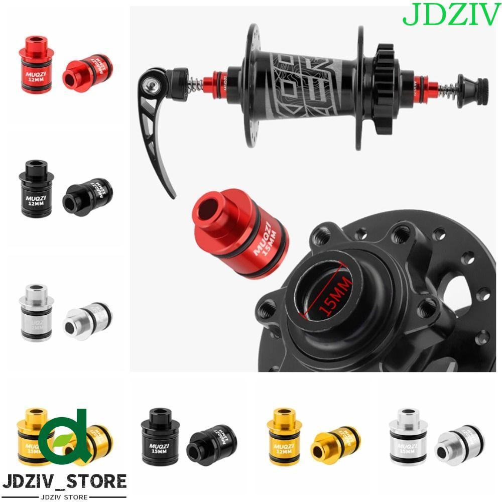 JXZIV 2 Bộ Chuyển Đổi Hub Xe Đạp, Hợp Kim Nhôm Ổn Định Xe Đạp Hub Thru Trục Adapter, Có Thể Thay Thế