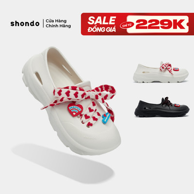 Giày Thể Thao Sneaker Unisex Shondo EZI Phiên Bản Valentine Công Nghệ Limax Êm Nhẹ Nhiều Màu