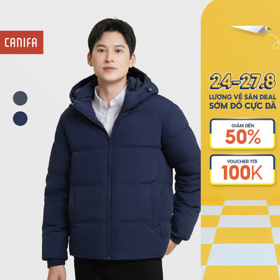 Áo khoác chần bông nam CANIFA áo khoác phao siêu ấm chống thấm nước 8OT25W017
