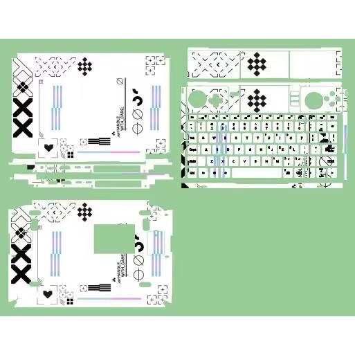 Thích hợp cho 2025 2024 GPD Win Max 7 34cm Phim bảo vệ ACD Ba mặt + Phim bên