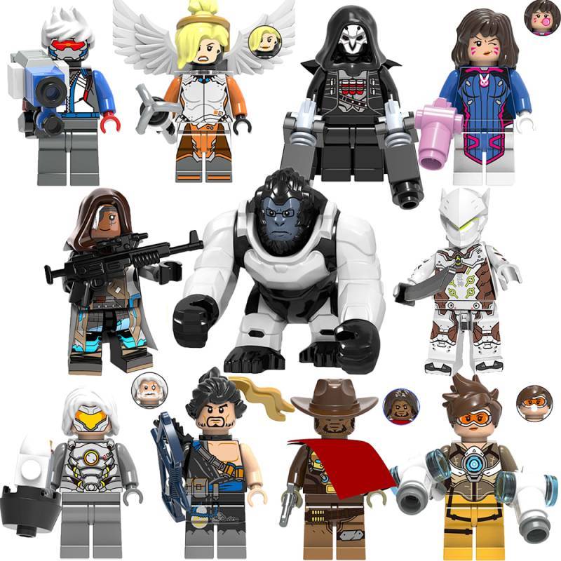 Building Blocks Doll Superhero Watcher Pioneer Assembled Building Block Toys GZp0