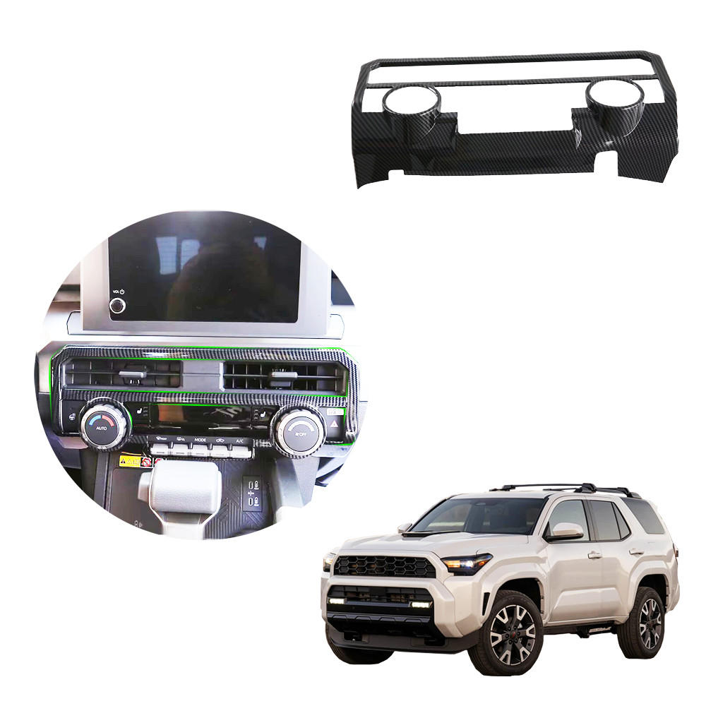 Premium-Auto Phụ Kiện Nội Thất Ô Tô Giữa Lỗ Thông Khí Điều Hòa Ổ Cắm Khung Viền Bảo Vệ Cho 4Runner T
