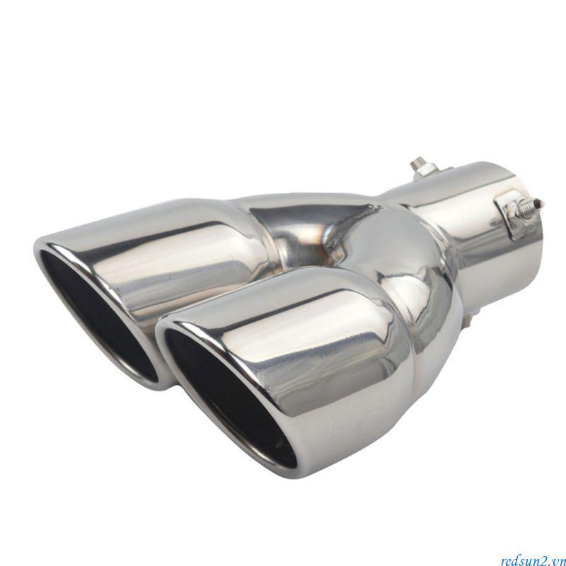 Muffler exhaust Dual Exhaust Tip Tailpipe 2.5 Inch Inlet 3" outlet 8.1" Length P