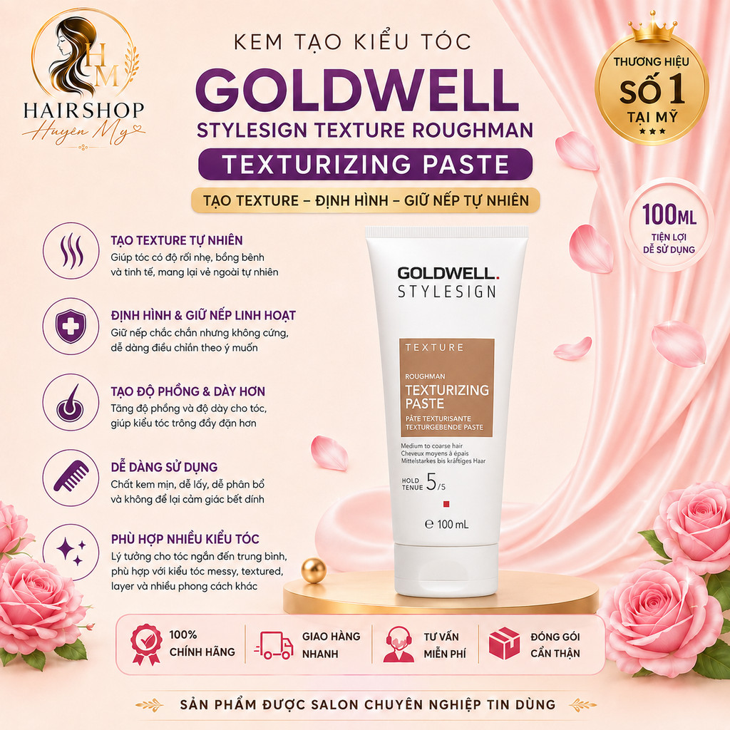 Kem tạo kiểu Goldwell Stylesign Texture Roughman Texturizing Paste 100ml