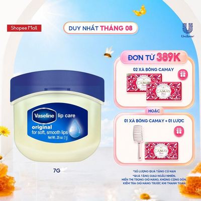 Sáp Dưỡng Môi Mềm Mịn Vaseline Lips Care Original Mềm Mịn 7g
