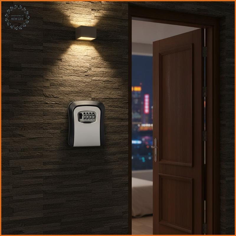 [LS] Hộp Lo Chìa Khóa Treo Tường Dung Tích Lớn 4 Kích Thước Lo Chống Thấm Nước Cho Kỳ Nghỉ Tại Nhà S