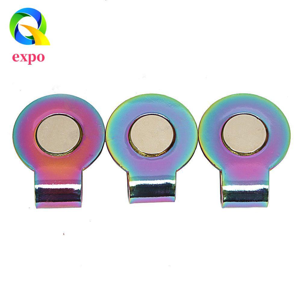 EXPO LIMIT Golf Ball Marker Phụ Kiện 20 / 25mm 20 / 25mm Kim Loại Đánh Dấu Golf Quà Tặng Nắp Kẹp