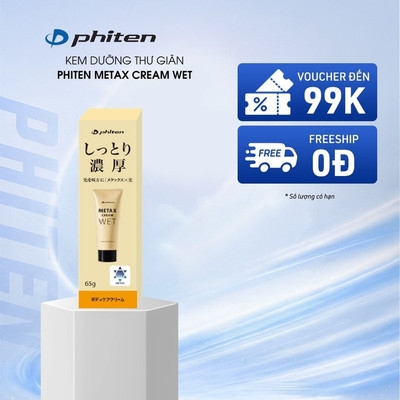 Kem Dưỡng Thư Giãn Phiten Metax Cream Wet B 65g