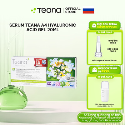 Serum Teana A4 Hyaluronic Acid Gel cấp nước cho da 10ml/20ml