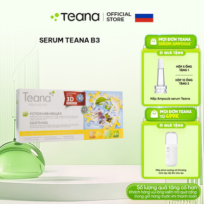 Serum Teana B3 Soothing kiềm dầu, mờ thâm, phục hồi da mụn 10ml/20ml