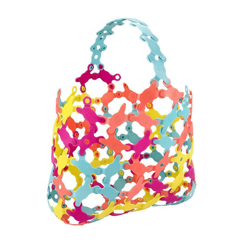 Enlightenment bb Men's creative educational toy with fun pieces for girls to insert diych Early snow