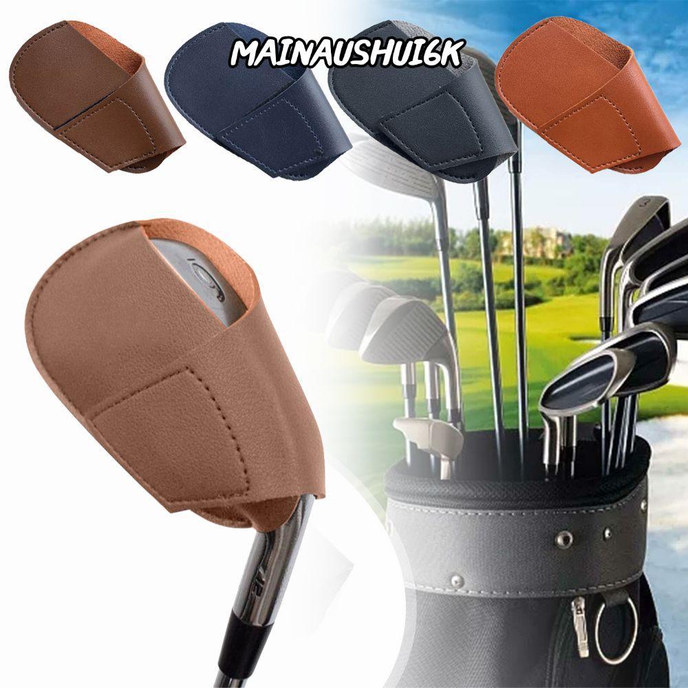 MAINAUSHUI6K Golf Iron Head Cover Phụ Kiện Thể Thao Tay Lái Xe Cổ Dài Tay Golf