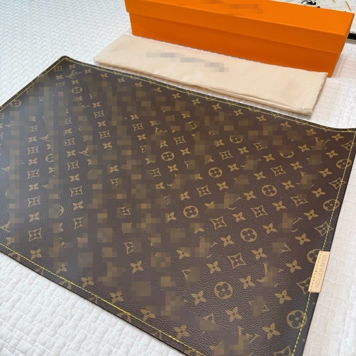 L Home Hai Mặt Da Placemat Bàn Thảm Hai Mặt Hai Mươi Kiểu Có Sẵn Hộp Quà Tặng Có Túi Vải Chống Bụi