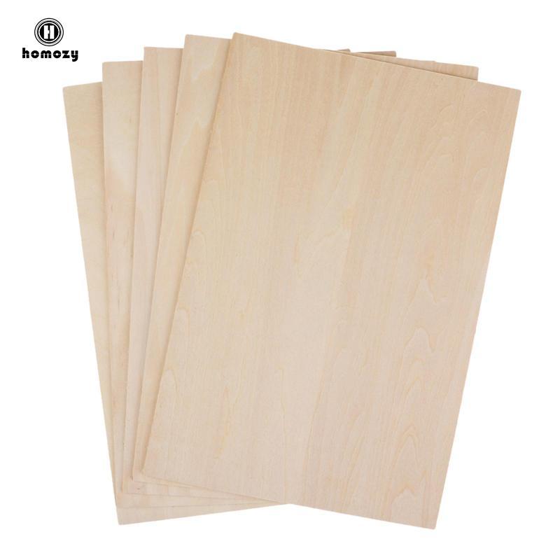 10 Miếng Bảng Gỗ Chưa Hoàn Thành Tấm Gỗ Bảng Basswood Cho Mini