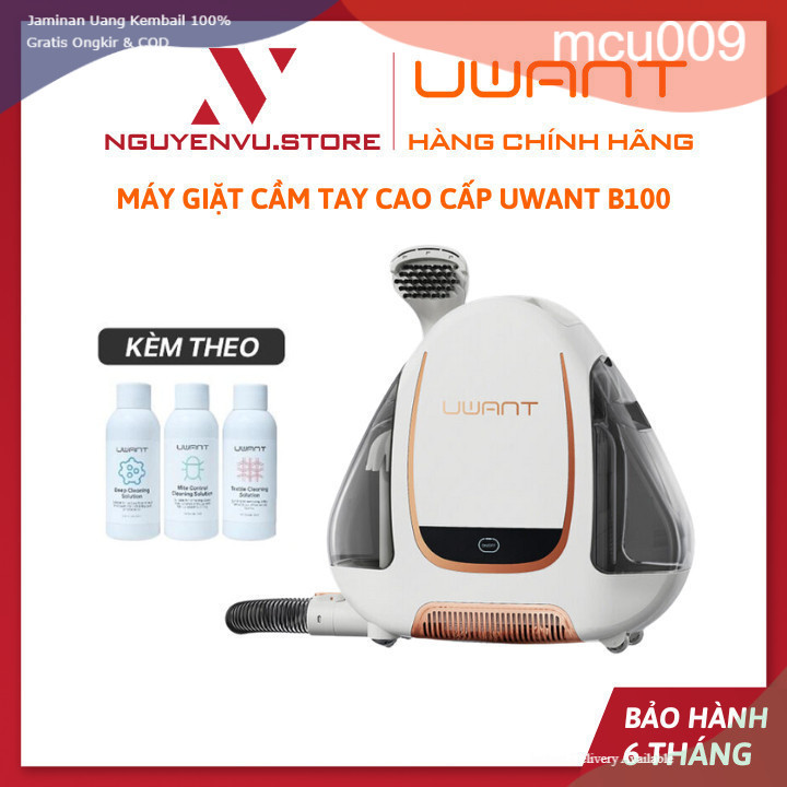 Máy giặt cầm tay cao cấp Uwant B100 giặt hút thảm Sofa - Hàng chính hãng