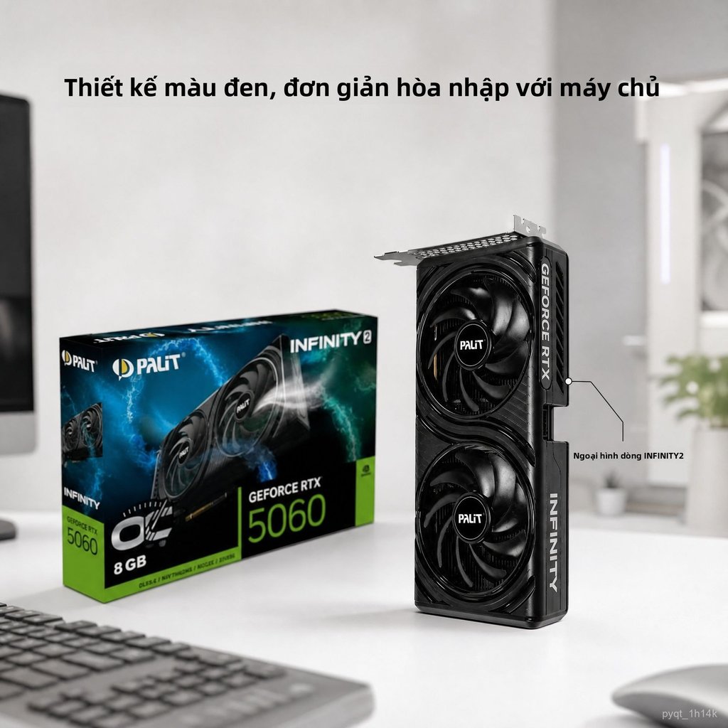 Card đồ họa RTX 5060 8G bản quốc tế gaming livestream PC bảo hành 3 năm