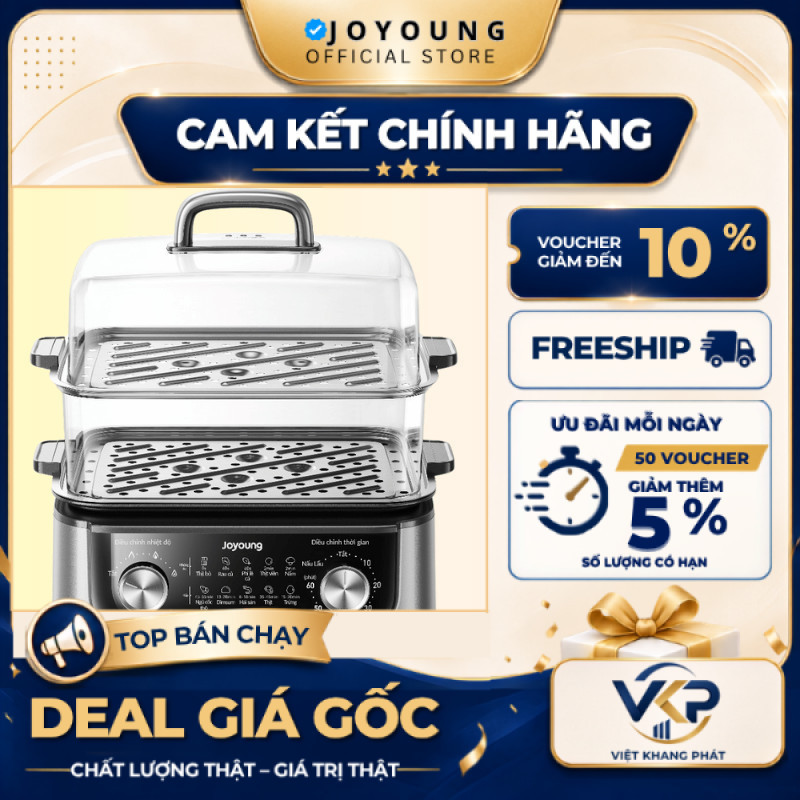 Nồi lẩu hấp đa năng Joyoung JFS-556 | Dung tích 16L | Công suất 1600W - SHOP VKP