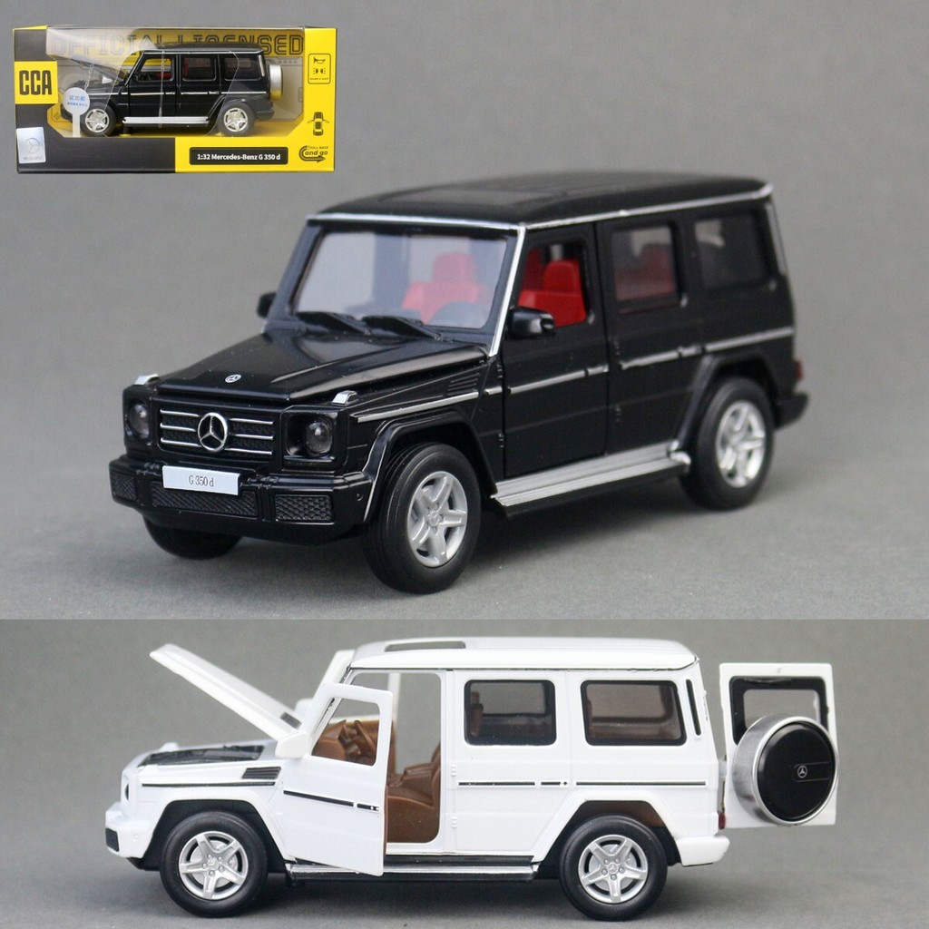 [Xe mô hình] CCA Caipo Hợp kim Model 1: 32 Benz G350d Xe địa hình Kéo lại Âm thanh Đèn mở Cửa Đồ chơ