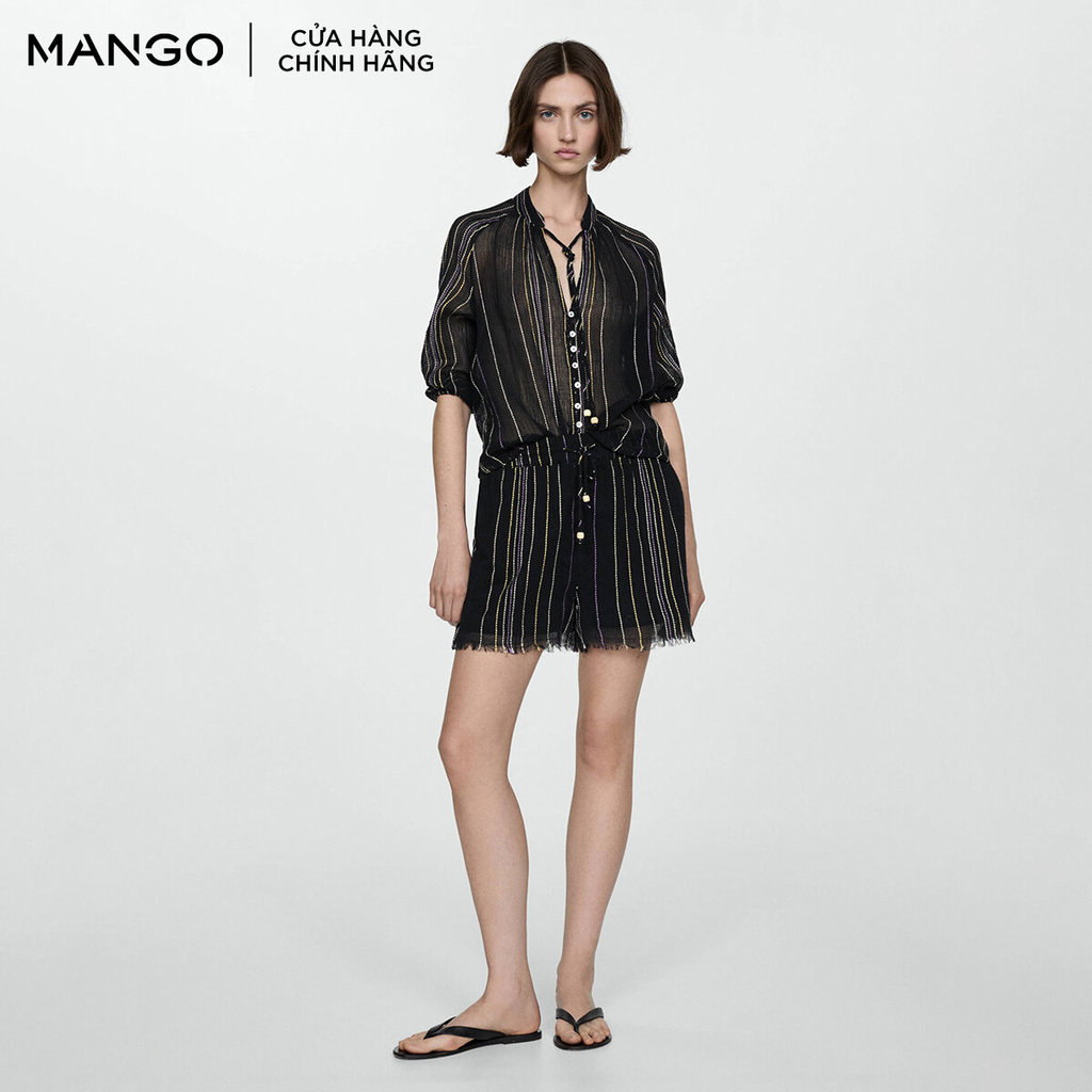 MANGO - Quần Ngắn Nữ Malta - 77090355-99