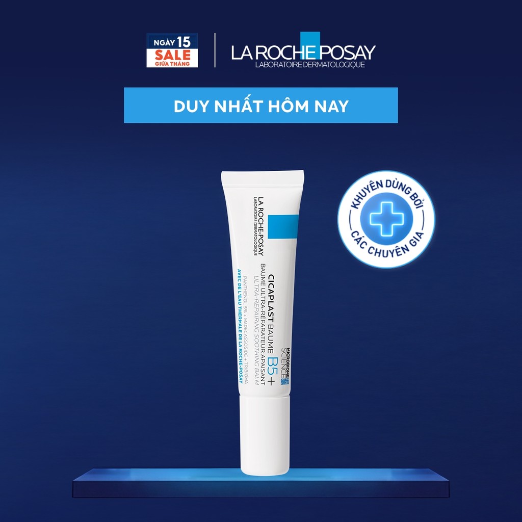 Kem dưỡng hỗ trợ làm dịu & phục hồi da La Roche-Posay Cicaplast Baume B5+ 15ml