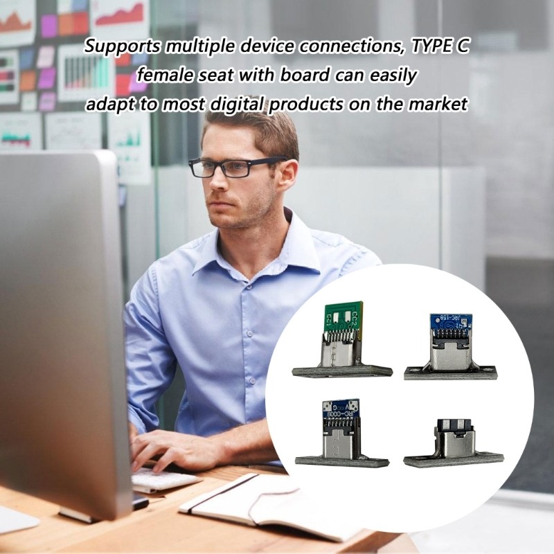 Kiss Execution Type C Female Port Circuit Unitifier Sạc nhanh Cấu trúc vĩnh viễn