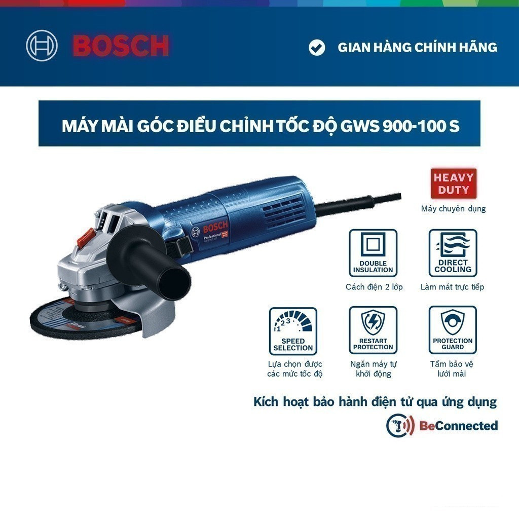 Máy mài góc nhỏ GWS 900-100S ( Điều Chỉnh Tốc Độ )